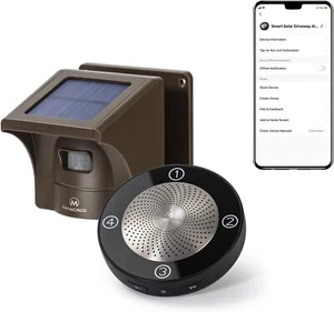Emacros HS002 Pro 2 Allarme vialetto wireless intelligente, motore solare a lungo raggio - Foto 1 di 8