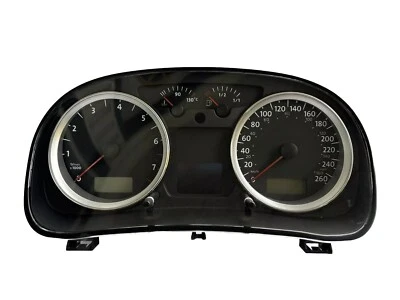 06-10 VW Golf Jetta City MK4 - Instrument Cluster KM/H Odometer Speedometer - Image 1 of 4