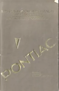 Pontiac Catalina 1979, manual del dueño Bonneville - Imagen 1 de 2