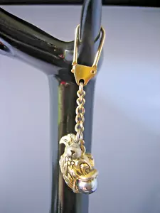 Vintage Chinese Dragon Head Key-ring - Picture 1 of 7