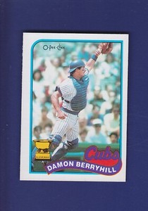 Damon Berryhill All Star Rookie 1989 O-Pee-Chee OPC MLB Baseball #6 (MINT) Cubs
