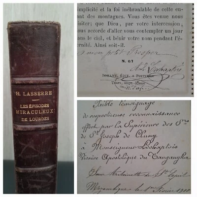 LASSERRE LES EPISODES MIRACULEUX LOURDES Envoi St Esprit Mozambique Le Chaptois - Photo 1/4