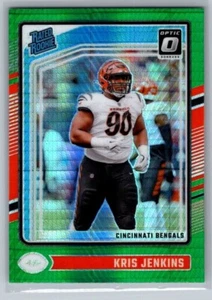 Kris Jenkins Rookie Bengals Green Hyper 2024 Panini Optic Football - Imagen 1 de 2