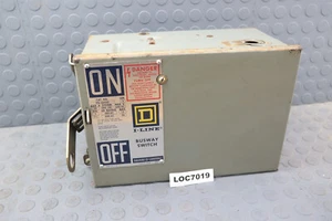 SQUARE D BUS PLUG PQ3603G I-LINE 30A 600V 3P 3PH 30AMP BUSWAY SWITCH LOC7019 - Picture 1 of 7