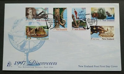 1997 New Zealand Millennium 1st Series - Discoverers 6v Stamps FDC - Image 1 of 2