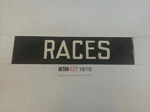 Stanley County Durham Destination Bus Blind 32"- Races - Picture 1 of 12
