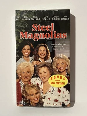 Steel Magnolias (VHS, 1989) New Footage Sally Field Julia Roberts - Image 1 of 4