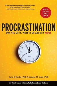 Procrastination Perché You Do It What da Fare Sul It Now Libro IN Brossura #t129 - Imagen 1 de 3