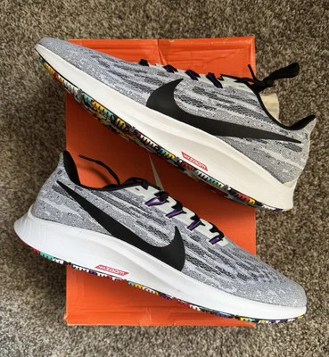 Size 12.5 - Nike Air Zoom Pegasus 36 White Hyper Grape - Image 1 of 4