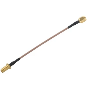 3X( (R) SMA Buchse an Stecker Koaxial Kabel Antennen Adapter 11cm N6D4)9047 - Bild 1 von 9
