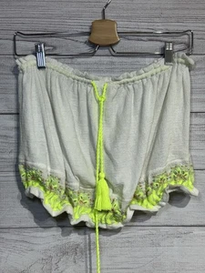 FREE PEOPLE No More Tiers Tube Top Size LARGE Ivory Embroidered - Picture 1 of 9