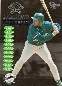 1998 SkyBox Dugout Axcess Double Header #DH18 Tony Gwynn - Picture 1 of 1