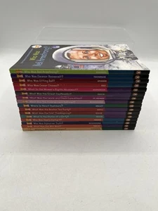 WHO HQ Who, What, Where Books Lot Of 16 Penguin Pub. History Biography Education - Picture 1 of 24