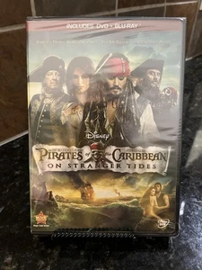 Pirates of the Caribbean On Stranger Tides Dvd And Blu-ray Disc Brand New/Sealed - Picture 1 of 2