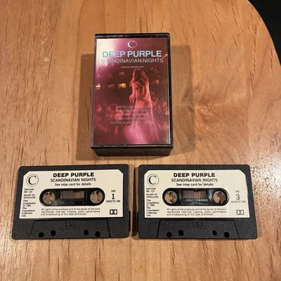 Deep Purple - Scandinavian Nights Live CASSETTE TAPES 1st UK issue rainbow - Image 1 of 4