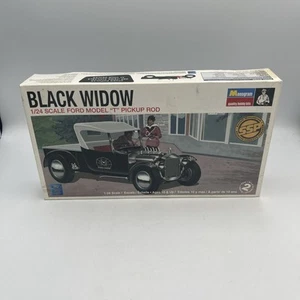 Monograma Black Widow Ford Modelo T Pick Up Rod 1:24 Hot Rod Modelo Kit Caja Abierta - Imagen 1 de 3
