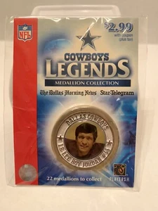 Dallas Cowboys Legends Medallion RARE New In Package Lee Roy Jordan #55 - Picture 1 of 1