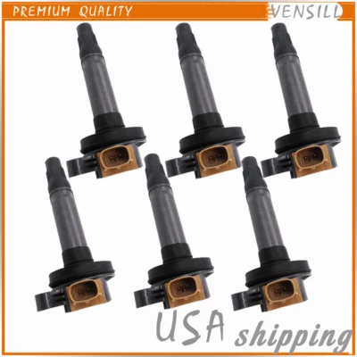 Bobina de ignição 6 peças BL3Z-12029-C para F-150 Taurus Transit-150 250 350 Lincoln MKT - Imagem 1 de 4