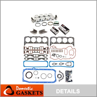 Conjunto completo de juntas rolamentos pistões ajuste 96-02 Cherolet Cadillac GMC 5.7 - Imagem 1 de 4