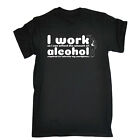 Work So Can Afford The Amount Of Alchohol R   Mens Funny Novelty T Shirt Tshirts