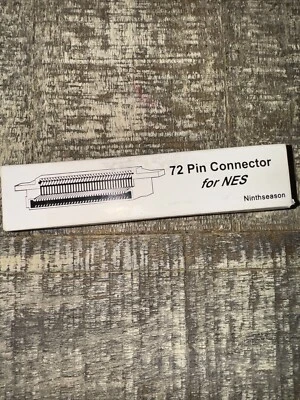 New Style Culsam 72 Pin Connector for Nintendo NES Front Loading System Console - Image 1 of 4
