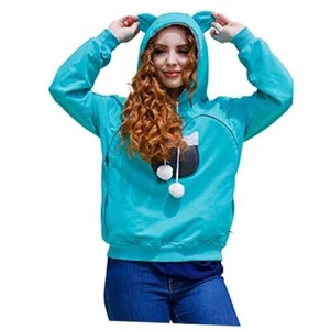 ALYC Unisex Hoodies Pet Holder Cat Dog Large Pouch Carriers Small Green - Picture 1 of 6