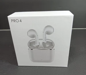Pro 4 Buds True Wireless Earphones version 5.3 NEW SEALED - Zdjęcie 1 z 5