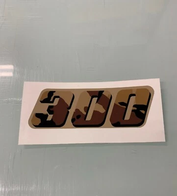 TRX 300 Fender Decal TRX300FW TRX300 Fourtrax Tan Camo H330 - Image 1 of 2