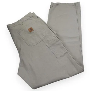 Carhartt B11 Mens Carpenter Pants Original Dungaree Fit Khaki 38x36 - Picture 1 of 6