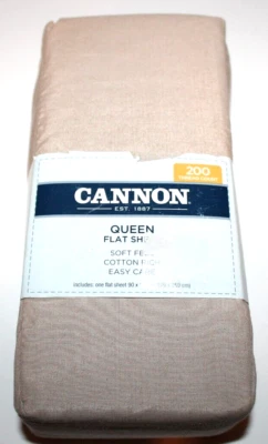 Hoja plana Cannon Queen topo macizo 200 hilos Foto 1 de 3