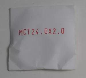 DOPPELKUPPEL MINERALGLAS 24 MM X 2 MM UHR RUND UHRENLINSE - Bild 1 von 1