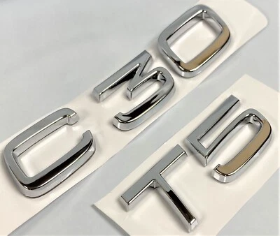 CROMO C30 + T5 AJUSTE VOLVO C30 MALETERO TRASERO PLACA EMBLEMA PLACA LETRAS NÚMERO Foto 1 de 2