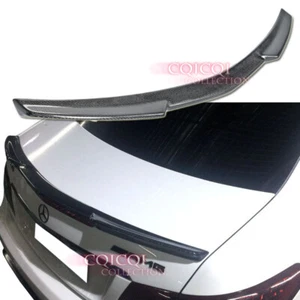 Carbon BENZ 10~16 C207 E class Coupe Convertible high kick V type trunk spoiler◎ - Foto 1 di 3