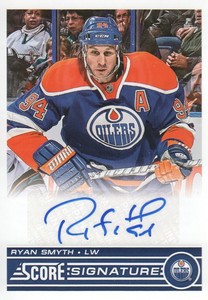 2013-14 Score Hockey Signatures #SS-SMY Ryan Smyth Auto