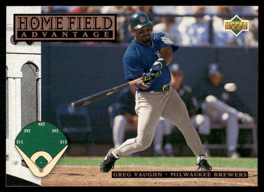 メジャーリーグ　カード　Greg Vaughn 1990 Topps Greg Vaughn 57 Future Star Rookie Milwaukee