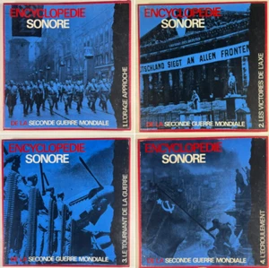 Encyclopédie Sonore de la Seconde Guerre Mondiale 4 coffrets 12 LP complet NM - Picture 1 of 9