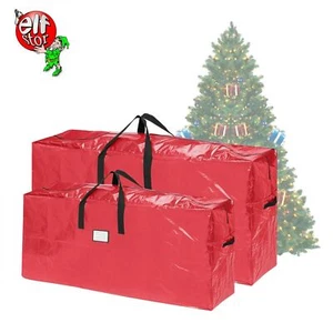 Set of 2 Heavy Duty Christmas Tree Storage Bags Holiday up to 9ft Tree - Picture 1 of 7