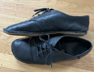 Gudrun Sjoden Leather Lace Up Black Walking Shoes Wmn’s Size 42 EUR 11 / 11.5 US - Picture 1 of 4
