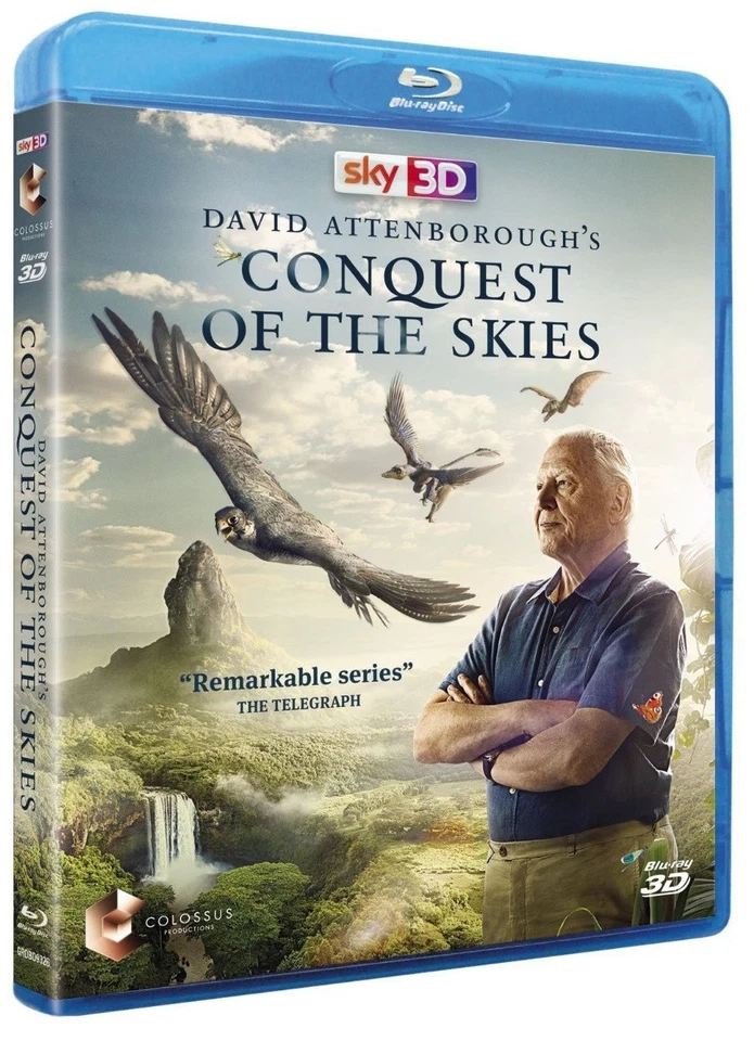 DAVID ATTENBOROUGH'S CONQUEST OF THE SKIES (2015) - BRAND NEW 3D + 2D BLU-RAY - Image 1 of 1