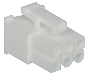 Molex 39-01-2060 Mini-Fit Jr Receptacle Nylon Dual Row Female Connector Housing - Picture 1 of 2