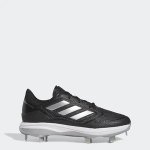 Adidas Women's PureHustle 3 Metal Softball Cleat Black Size 10 CLEARANCE SALE - Picture 1 of 6
