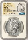 2023 Peace Silver Dollar $1 NGC MS70 Early Releases