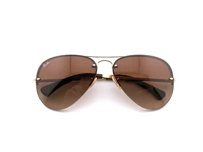 Gafas Ray Ban, solo monturas, 001/13, 59-14-135, 3N, marrón aviador/dorado Foto 1 de 4