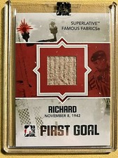 2010 ITG Superlative Hockey MAURICE ROCKET RICHARD Canadiens Game Used Jersey /9
