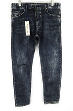 DIESEL Narrot-NE 084XM W34 Men Jeans Sweat Jogg Slim Cotton Stretch Ripped