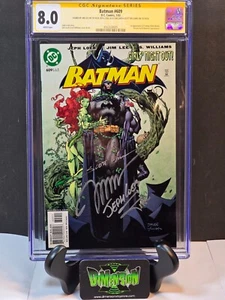 Batman #609 CGC SS 8.0 4X FIRMADO LEE LOEB WILLIAMS SINCLAIR 2003 PRIMERA APLICACIÓN DE HUSH - Imagen 1 de 5