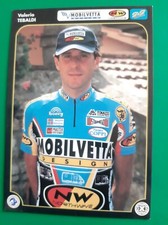 CYCLISME carte cycliste VALERIO TEBALDI équipe MOBILVETTA NORTHWAVE 1998