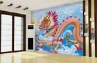 3D Carved Dragon G9142 Wallpaper Wall Murals Removable Self-Adhesive Erin