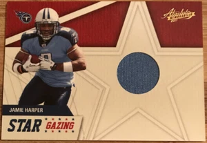 2011 Absolute Memorabilia Star Gazing Materials Jamie Harper #4 Tennessee Titans - Picture 1 of 2