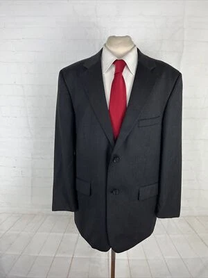 Blazer de lana lisa Pronto Uomo para hombre negro/gris oscuro 44R $495 Foto 1 de 4